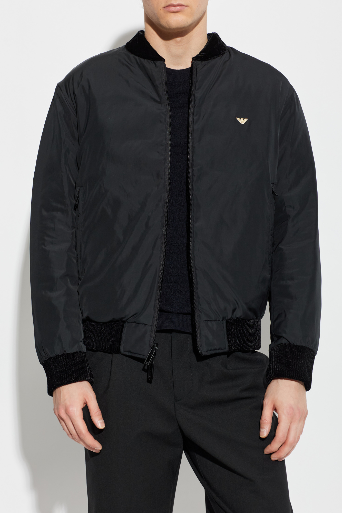 Emporio Armani Reversible hooded jacket | Men's | Vitkac